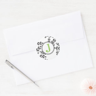 Monogramme Personnaliser les autocollants
