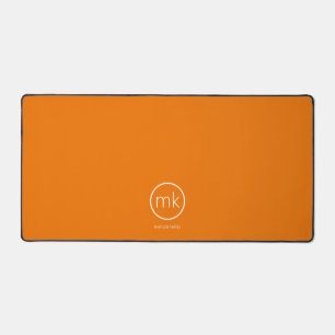 Monogramme professionnel minimal Tangérine Orange