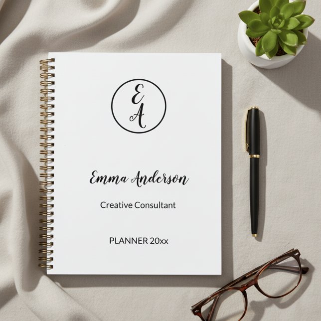 Monogramme Professionnel Moderne Minimaliste (Créateur téléchargé)