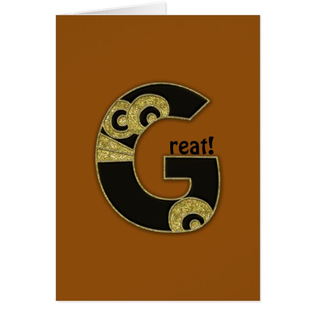 monogramme rétro - G (Devant)