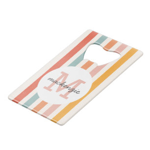 Monogramme Retro Grandes Colorées Personnalisées