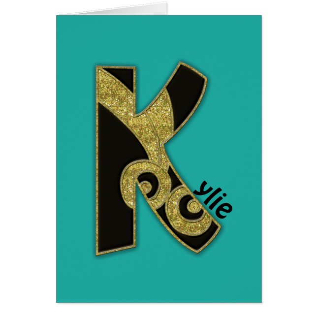 monogramme rétro - K (Devant)