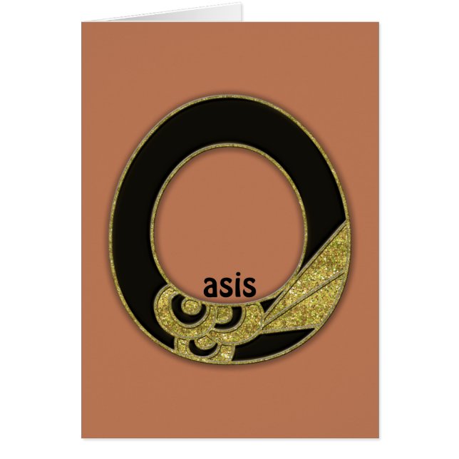 monogramme rétro - O (Devant)