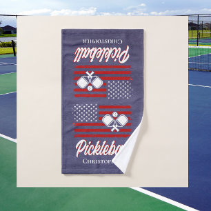 Monogramme Retro Pickleball Player Sports