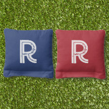 Monogramme rétro rustique