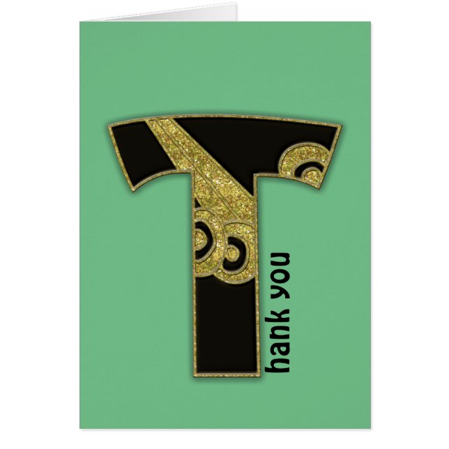 monogramme rétro - T (Devant)