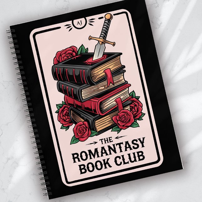 Monogramme Romantasy Book Club Reading Journal (Créateur téléchargé)