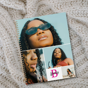 Monogramme rose Ajoutez votre propre photo personn