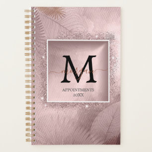 Monogramme rose Gold Script