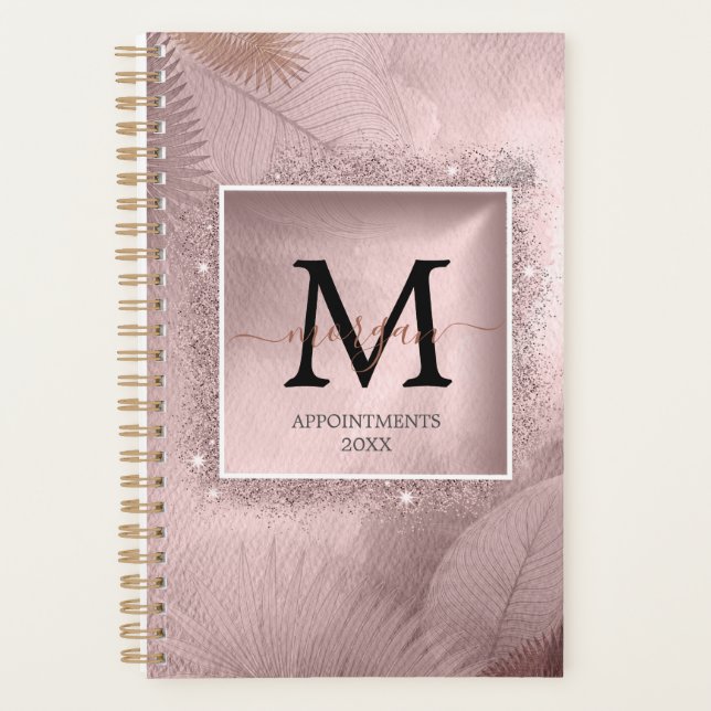 Monogramme rose Gold Script (Devant)
