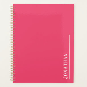 Monogramme rose minimaliste