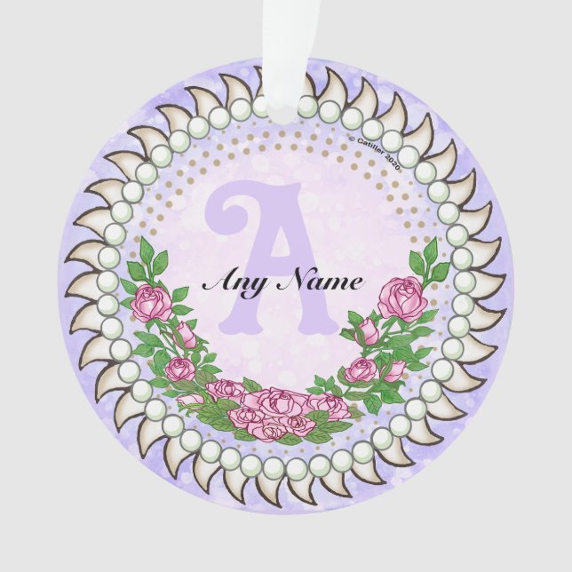 Monogramme Roses  (devant)