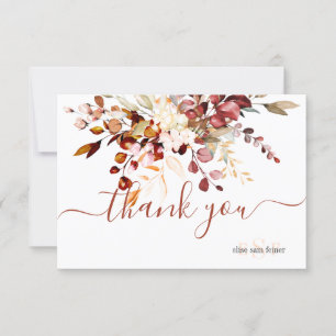 Monogramme Rustique Eucalyptus Automne Merci de fe