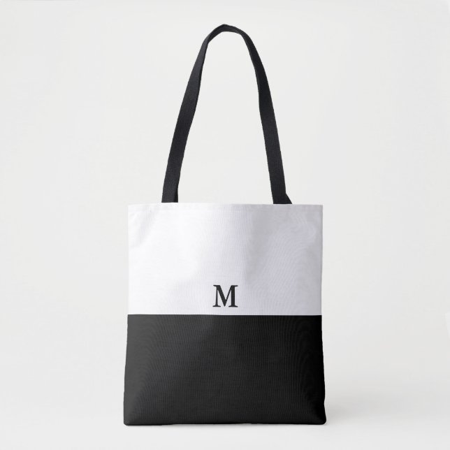 Monogramme | Sac fourre-tout chic (Devant)