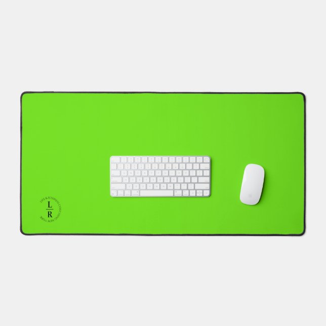 Monogramme, salon, néon minimaliste (Clavier et souris)