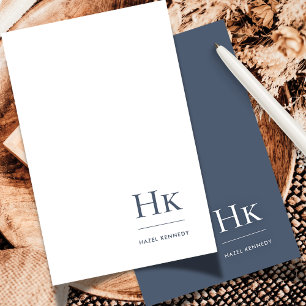 Monogramme Social Carte pour notes Professionnel M