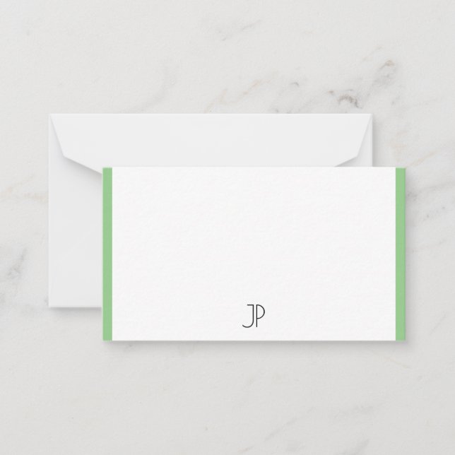 Monogramme tendance Élégant Modèle simple (Devant)