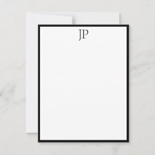 Monogramme tendance Modèle texte manuscrit de scri