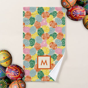 Monogramme ukrainien Pysanky décoré OEufs de Pâque