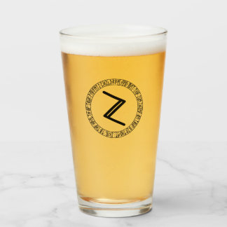 Monogramme Z - Style viking - Verre à pinte