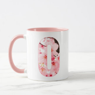 Monogrammed Sakura Mug with Customizable Name