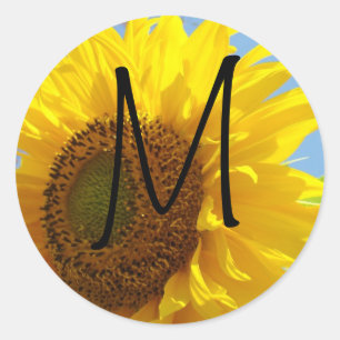 Monogrammes autocollants Enveloppe Sceaux Lettres 