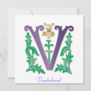 Monogrammes avec perruques