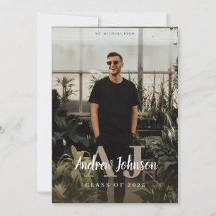 Monogrammes Initiales Faire-part de graduation pou