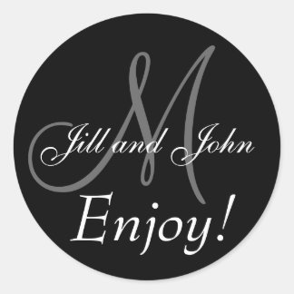 Monogrammes pour les Étiquettes de mariage favoris
