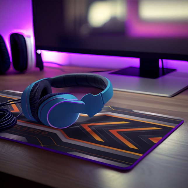 Monographie de jeu géométrique en argent, noir, or (Créateur téléchargé)