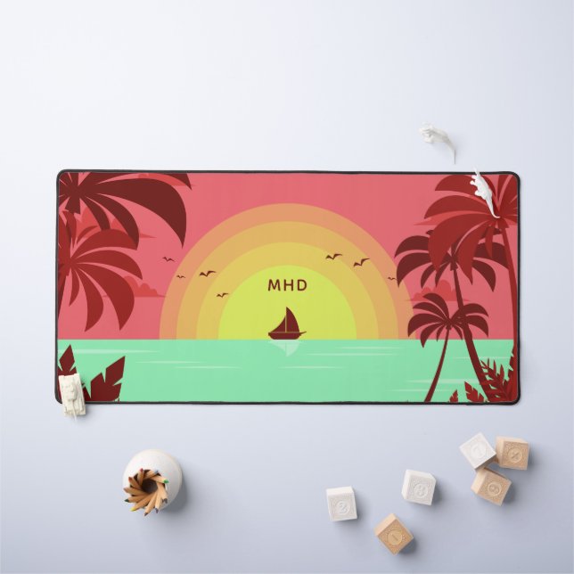 Monographie de plage personnalisée (Tableau pour enfants)