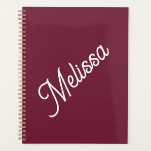 Monographie de script, rouge moderne