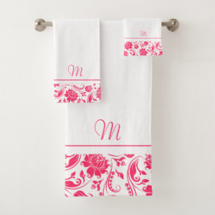 Monographie des damas vintages roses et blancs pro