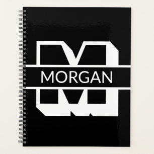 Monographie moderne en noir et blanc