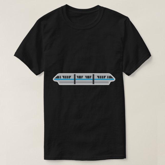 MONORAIL - T-shirt TURQUOISE essentiel (Design devant)