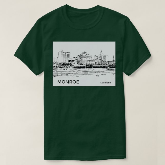 Monroe Louisiana TShirt (Design devant)
