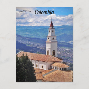 Monserrate Church in Bogota Colombie Carte postale