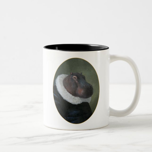 Monsieur Hippo Portrait Mug (Droit)