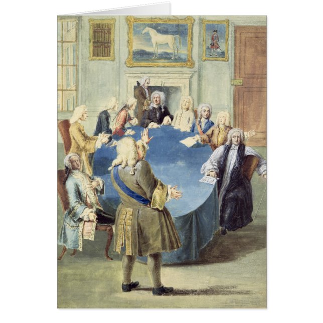 Monsieur Robert Walpole adressant son coffret (Devant)