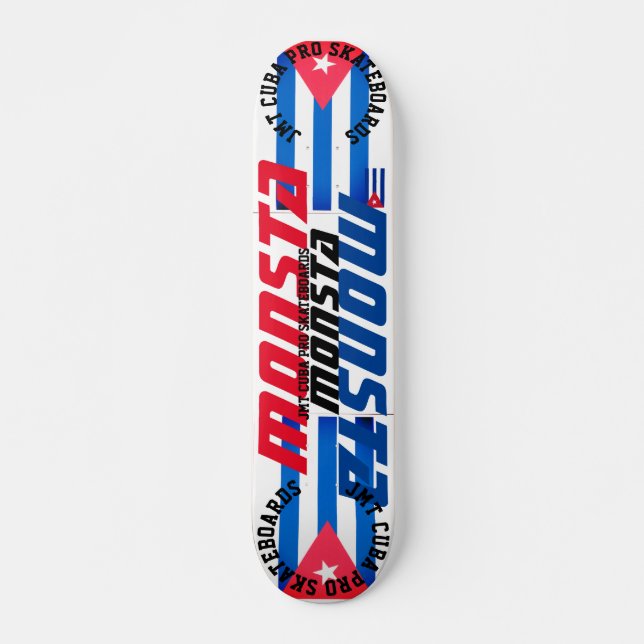MONSTA !  JMT CUBA Deck de skateboard 7 3/4" (Devant)