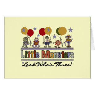 Monster 3ème anniversaire Tshirts et cadeaux