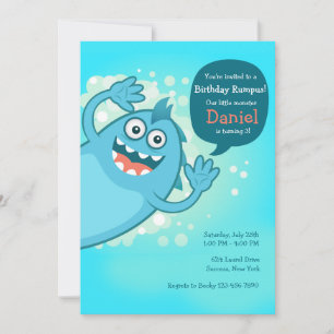 Monster Bonjour Invitation