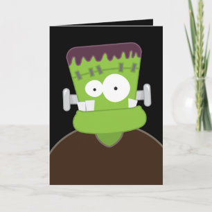 Monster Frankenstein Carte d'Halloween joyeuse p