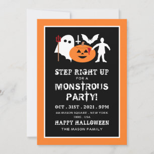 Monster Gang, Invitation de la fête d'Halloween