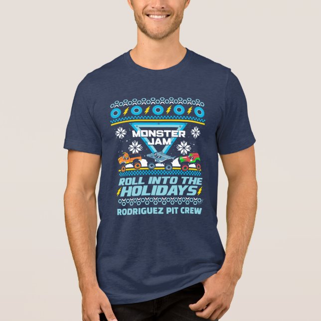 Monster Jam "Dévalez les Fêtes" Sweat Ugly (Recto)
