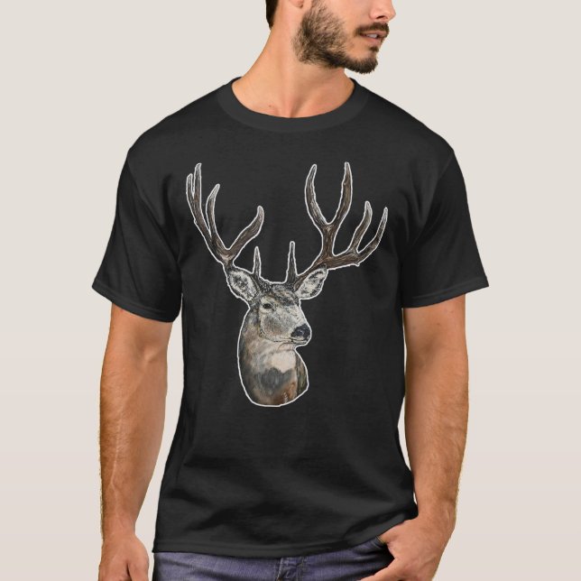 Monster mule cerf buck Classic T-shirt (Devant)