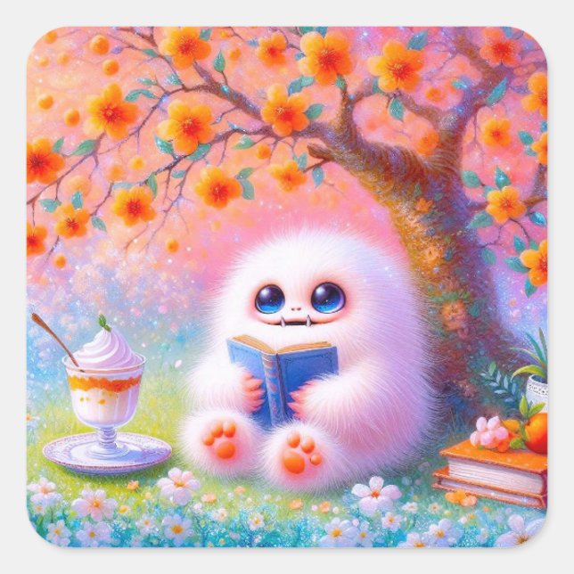 Monster Reader Stickers (Devant)