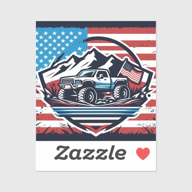 MONSTER TRUCK VINLY STICKER (Feuille)