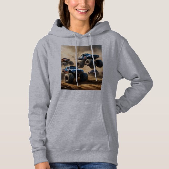 Monster Trucks Mayhem, Sweat à capuche pour femmes (Devant)