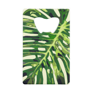 Monstera Feuille Bottle Opener Vert
